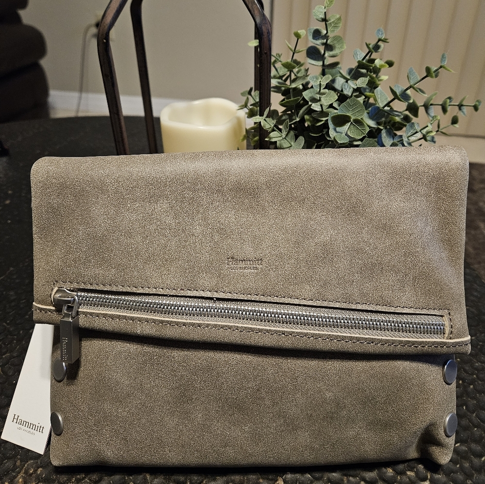 NWT Pewter Medium VIP hammitt crossbody